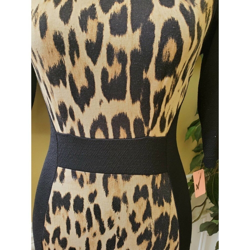 Zara W&B Collection Animal‎ Print Dress- Small - Picture 4 of 8